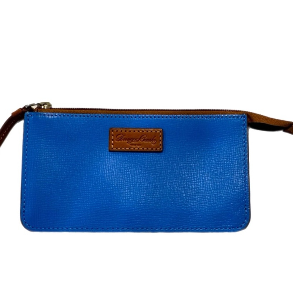 Dooney & Bourke Blue Leather Wristlet